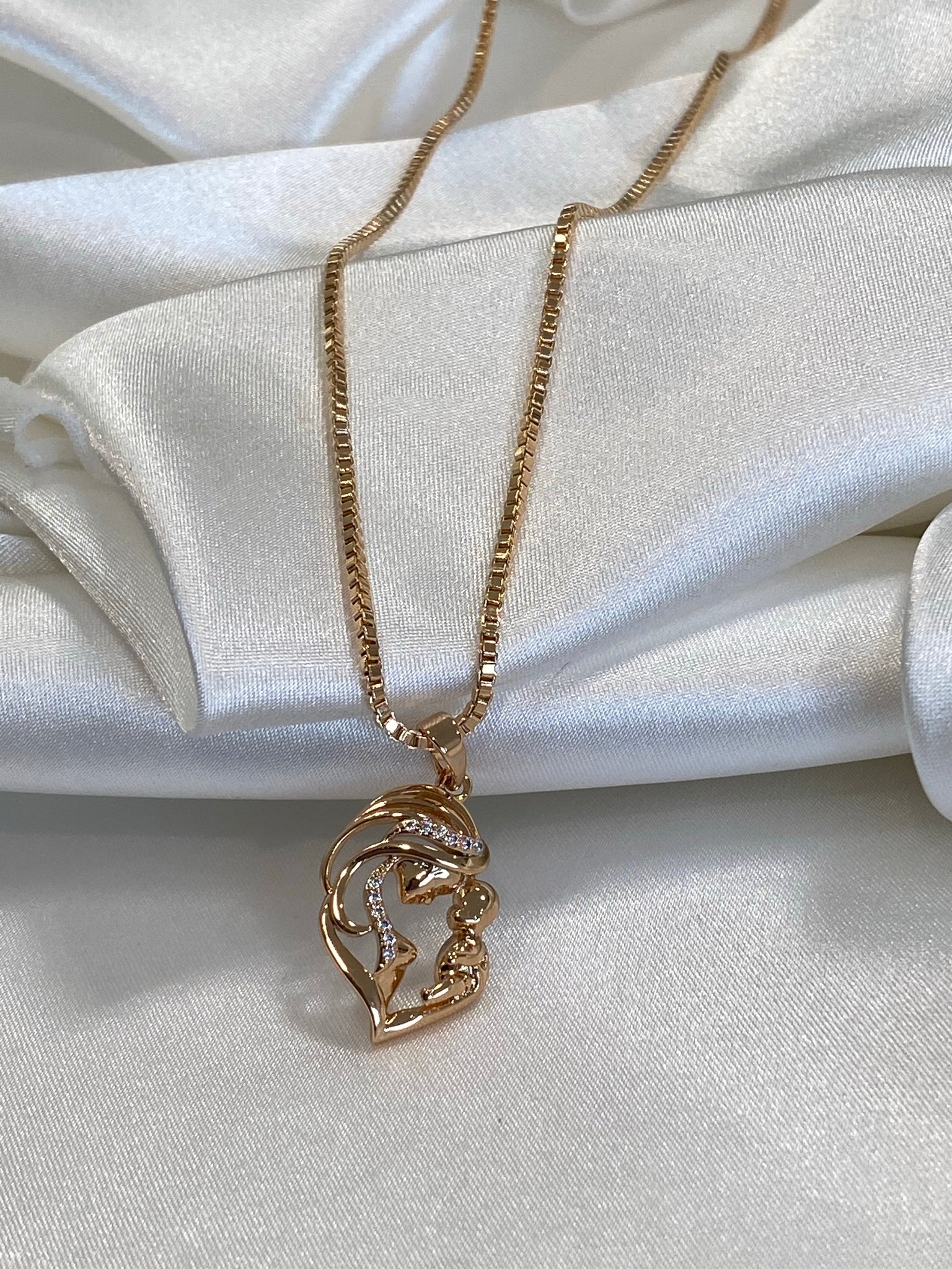 Mommy and me necklace