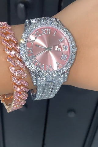 Pink watch