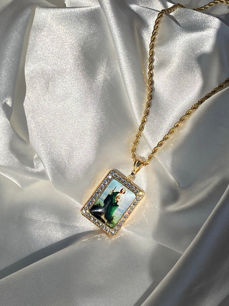 San Judas Square Necklace