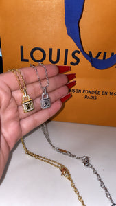 LV Lock Necklace