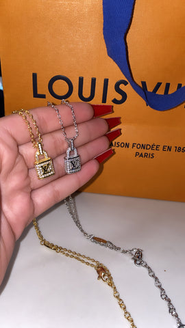 LV Lock Necklace