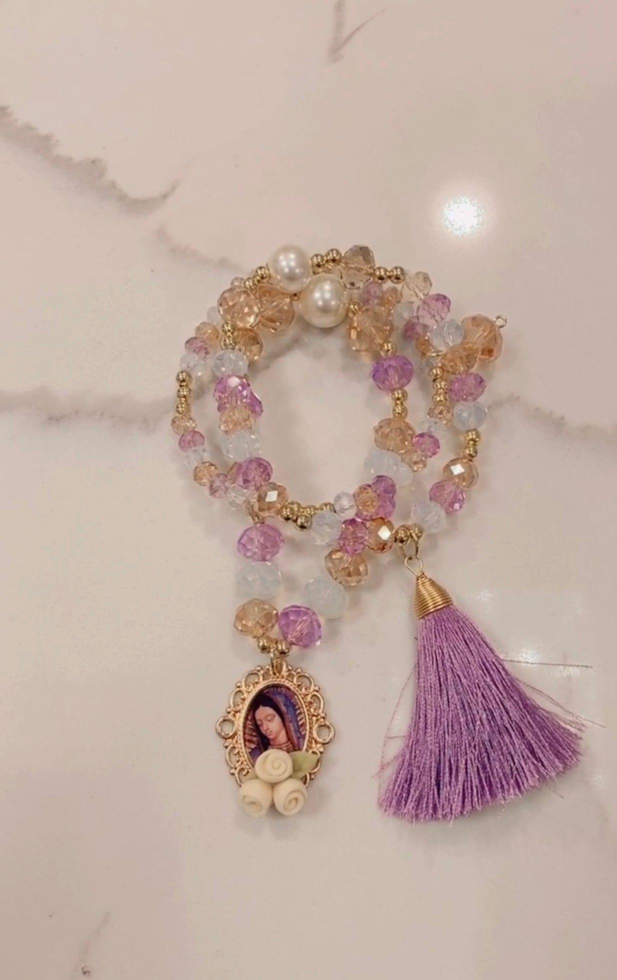 Virgencita Tassel Bracelet