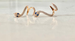 Snake earrings