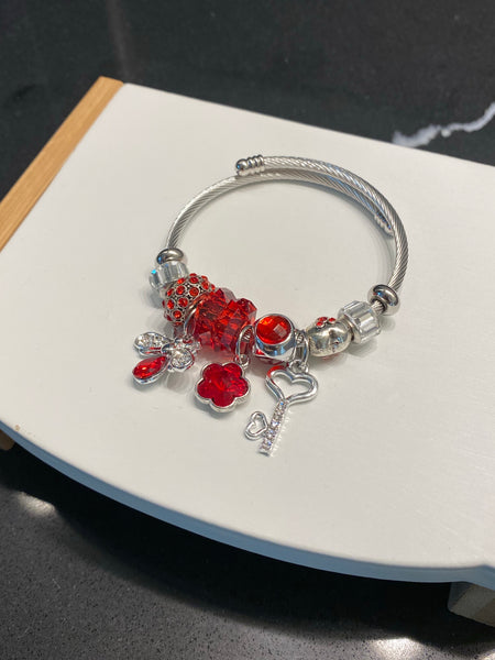Silver Charm Bracelet