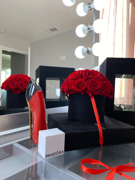 red dome ever lasting roses