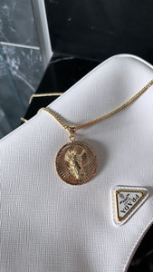 San Judas circle necklace