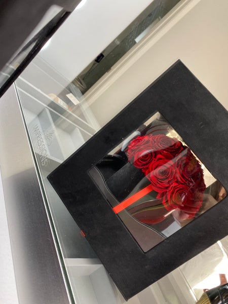 red dome ever lasting roses
