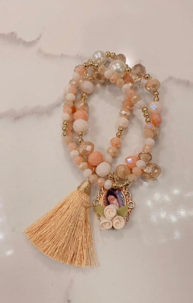 Virgencita Tassel Bracelet