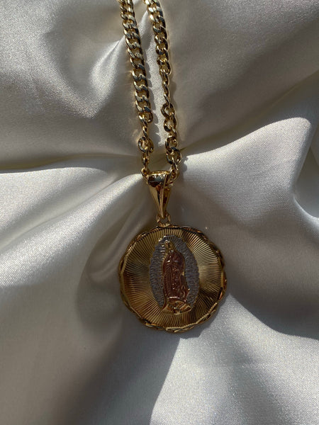 Large Virgen Necklace