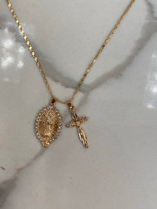 Mary & Jesus Necklace