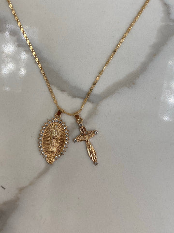 Mary & Jesus Necklace