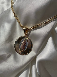 Large Virgen Necklace