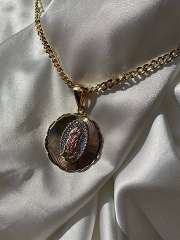Large Virgen Necklace